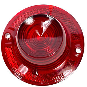 '62 Chevrolet Rear Side Back Up Tail Light Lens Reverse Red 62C-13450 New